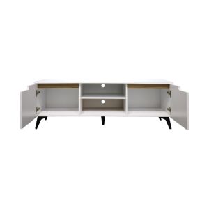 Тв шкаф Kemvio Sonoma-бял 120X38X44СМ