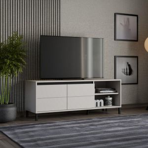 Тв шкаф Marron Tv 138 3K2V кашмир-черен мат 138X40X52СМ