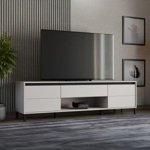 Тв шкаф Marron Tv 183 3K1F2V кашмир-черен мат 183X40X52СМ