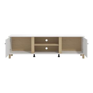 Тв шкаф Peckham Tv 176 бяла светлина цвят на Port 176X40X52СМ