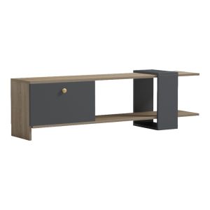 Тв шкаф Standi в цвят сонома-антрацит 120X25X36.8 см