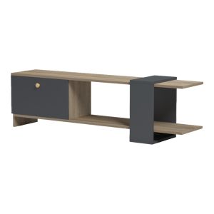 Тв шкаф Standi в цвят сонома-антрацит 120X25X36.8 см