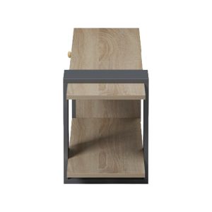 Тв шкаф Standi в цвят сонома-антрацит 120X25X36.8 см