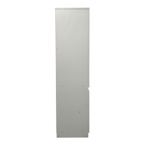 Трикрилен гардероб Merzia Sonoma-white 120X46.5X183CM