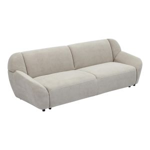 Триместен диван Echono бежов плат 230X88X77СМ