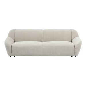 Триместен диван Echono бежов плат 230X88X77СМ