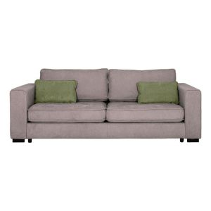 Триместен диван Huelva кафяв плат 231X93X86СМ