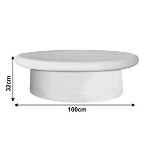Холна маса Herona Mdf бяла 100X60X34СМ