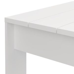 Холна маса Montese 120 бяла 120X67X43СМ