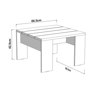 Холна маса Montese 67 Light Port Oak 67X67X43СМ