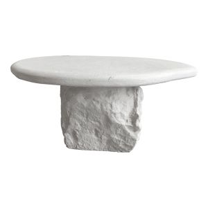 Холна маса Zinol Mdf-полирезин бяла D77X36СМ