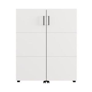 Шкаф за обувки Islay 91 2K H113 бял цвят 92X33X113СМ