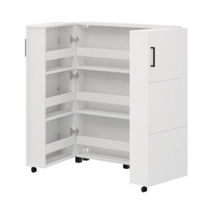 Шкаф за обувки Islay 91 2K H113 бял цвят 92X33X113СМ