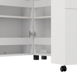Шкаф за обувки Islay 91 2K H113 бял цвят 92X33X113СМ