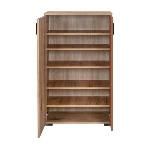 Шкаф за обувки Valenor натурален дъб канела - цвят на периколки 69X34X120СМ