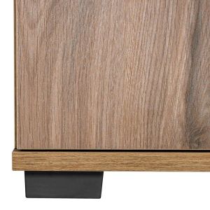 Шкаф за обувки Valenor натурален дъб канела - цвят на периколки 69X34X120СМ