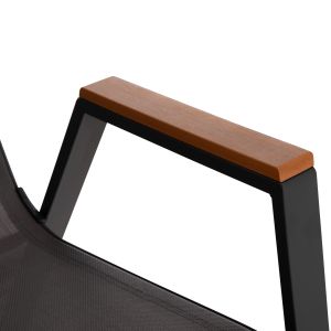 Градинска маса и столове 5ч. Ofer HM10855.01 150X90СМ сив