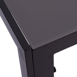 Градинска маса и столове 5ч. Ofer HM21005.01 метал и алуминий 150X90СМ-СИВ