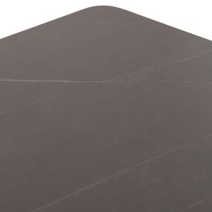 Garden table and chairs 7 pcs. Stad HM10863.01 gray aluminum-sintered stone top-olefin fabric