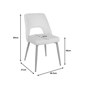 Murde table and chairs set and Antoro glass table D100x75 cm, set of 5 pieces