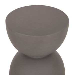 Round stool Zini HM6580.01 fiber cement in gray Φ35X43HСМ.