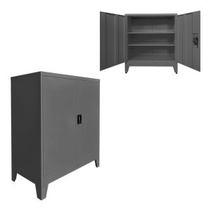 Метален шкаф Armon в антрацитен цвят 90x45x100см