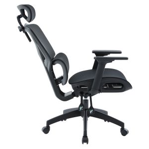 Офис стол Apex HM1227.01 черен мрежест текстил &amp; Pp 68X68X120-130HСМ.