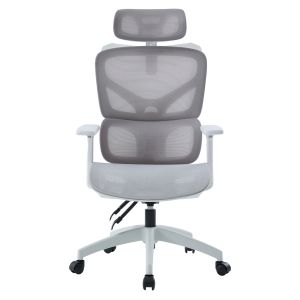 Офис стол Apex HM1227.02 бял Pp-светлосив мрежест текстил 68X68X120-130HСМ.