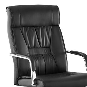 Офис стол Biani pu черен, 56x70x107-115 см