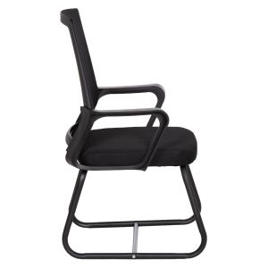 Офис стол Caster HM1228.01 Метал-pp-мрежест текстил- черен 46X52X94HСМ.