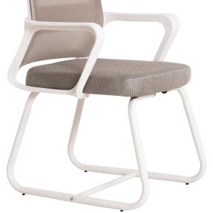 Офис стол Caster HM1228.02 бял Метал/pp-светлосива мрежа 58X56X93HСМ.