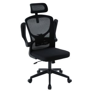 Офис стол Floater HM1230.01 черен мрежест текстил &amp; Pp 62X62X106-116HСМ.