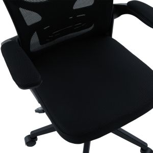 Офис стол Floater HM1230.01 черен мрежест текстил &amp; Pp 62X62X106-116HСМ.