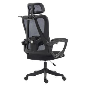 Офис стол Frantic HM1224.01 черна мрежа &amp; полипропилен 60X60X134HСМ.