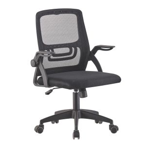 Офис стол Nettis HM1220.01 черна мрежа-полипропиленова база 47X47X109-119HСМ.