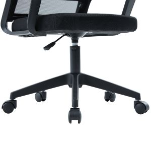 Офис стол Velocity HM1229.01 черен Pp &amp; мрежест текстил 61X62X123HСМ.