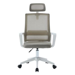 Офис стол Velocity HM1229.02 бял Pp-светлосив мрежест текстил 61X62X123HСМ.