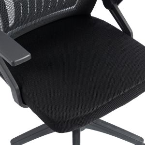 Офис стол Zenith HM1225.01 Pp &amp; мрежа в черно 60X60X92-100HСМ.