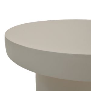 Холна маса Umbra MGO светло сива D80x31.5см