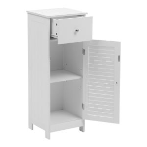 Шкаф-колона Chesy MDF бял 32x30x87см