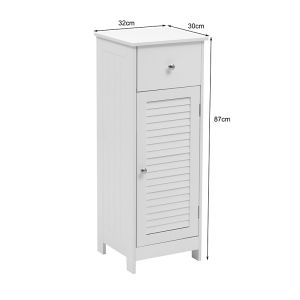 Шкаф-колона Chesy от MDF в естествен цвят 32x30x87см