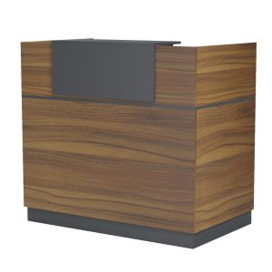 Barry desk HM2152.03 melamine in walnut/gray 120X70X110ВСМ.