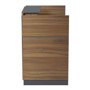 Barry desk HM2152.03 melamine in walnut/gray 120X70X110ВСМ.