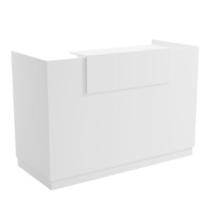 Barry HM2153.02 melamine desk in all-white color 160X70X110ВСМ.
