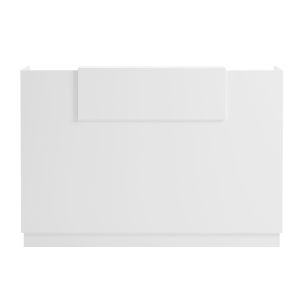 Barry HM2153.02 melamine desk in all-white color 160X70X110ВСМ.
