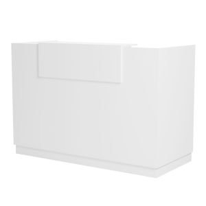 Barry HM2153.02 melamine desk in all-white color 160X70X110ВСМ.
