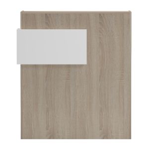 Desk Gand HM2154.01 melamine in sonam color/white 95.5X40X110ВСМ.