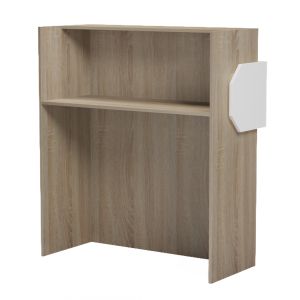 Desk Gand HM2154.01 melamine in sonam color/white 95.5X40X110ВСМ.