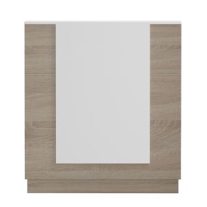 Desk Karmen HM2155.01 melamine in sonam color/white 100X70X110ВСМ.