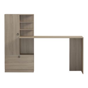 Desk with shelf Felanbo sonoma 160x60x125cm